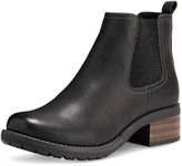 Eastland Women's Jasmine Chelsea Boot, Black, 9 Wide US