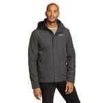 Eddie Bauer Men's Rainfoil Packable Raincoat, Dark Smoke Recycled, M