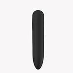 Weyun10 Frequency Mode Portable Lipstick Toy Handheld Travel Bag Bullet Tool Silicone Ball Women's Fun Mute Waterproof Bullet Rod Electric Playback (Black)