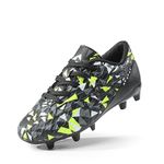 DREAM PAIRS Boys HZ19003K Soccer Football Cleats Shoes Black Neon Green Size 13 M US Little Kid