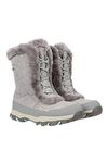 Mountain Warehouse Ohio Womens Snow Boots - Snow Proof Ladies Faux Fur Shoes, Thermal Tested -20 °C, Isotherm - Winter Skiing, Winter Sports, Walking Mint - Unicorn Adult Shoe Size 8