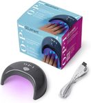 OPI GELement LED Curing Lamp for Gel Nail Polish | DIY Professional Salon Quality Manicure Results | 4 Finger Design & Mirrored Interior for Curing | 60 Second Timer