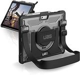 URBAN ARMOR GEAR UAG Designed for Microsoft Surface Go 4 / Surface Go 3 / Surface Go 2 / Surface Go Case 10.5" Plasma w/Hand Strap & Shoulder Strap Feather-Light Rugged Military Drop Tested Cover Ice