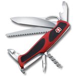 Victorinox Ranger 79 M Grip 12 Function Swiss Army Knife, Red/Black