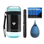 VSGO Camera Cleaning Kit VS-A8E Portable Bottle Tumbler Air Blower Lens Cleaning Pen Lens Microfiber Cleaning Cloth compatible for Canon, Nikon, Pentax, Sony, Samsung, Fuji Optical Lens DSLR Camera