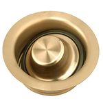 Artiwell Sink Garbage Disposal Flange and Stopper, Universal Flange Fit for 3-1/2 Inch Standard Sink Drain Hole, Kitchen Sink Replacement Accessories, Sink Food Waste Disposer Kit (CHAMPAGNE BRONZE)