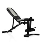 Lifeline LB 320 Adjustable Incline Bench with Leg Extension for Full Body Strength Training Home Gym Workout|7 Backrest & 4 Seat Adjustable Positions|Multi Home Gym Bench|Free Installation Assistance