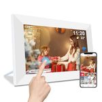 Frameo 10.1 Inch WiFi Digital Photo Frame with SD Card Slot 32GB Storage, IPS Touchscreen, Automatic Slide Rotation, Video Sharing