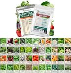 Open Seed Vault Variety Pack Bundle (44 Varieties) Herb Garden Seeds - Gardening Seed Starter Kit, Survival Gear Food, Gardening Gifts, Emergency Supplies - Premium, High Yield Produce