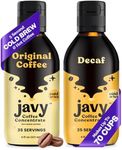 Javy Original & Decaf Coffee Concentrate - Cold Brew Coffee, Perfect for Instant Iced Coffee, Cold Brewed Coffee and Hot Coffee, 35 Servings