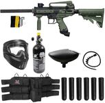 Maddog Tippmann Cronus Tactical Titanium HPA Paintball Gun Marker Starter Package - Black/Olive