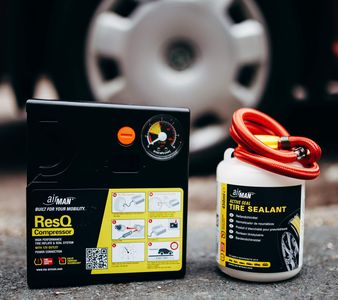 AirMan ResQ Tyre Repair Kit – Emergency Car Tire Inflator & Sealant