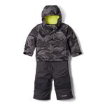 Columbia Unisex Kids Buga Set, Snowsuit Ski Jacket and Pants Set, Black Tectonic, Size 3T