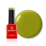 BLUESKY Gel Nail Polish, Be Real, SS2313, Olive Green, Long Lasting, Chip Resistant, 5 ml Requires Drying Under UV LED Lamp