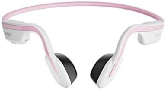 SHOKZ Openmove-Open-Ear Bluetooth Sport Headphones-Bone Conduction Wireless Earphones-Sweatproof for Running&Workouts (Pink),Over Ear
