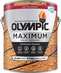 Olympic Maximum Wood Stain And Sealer For Decks, Fences, Siding, and Other Wood