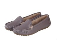 Pluxh Women Taupe Grey Office Wear Formal Bellies Latest Ballet Flats Shoes 8 UK