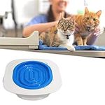 Fiacvrs Cat Toilet Training Kit,Cat Toilet Trainer Urinal Seat with Groove Design Tray,Cat Toilet Training System,Cat Toilet Trainer for Pet Cleaning,for All Age Cat Toilet Training(Cat Training Kit)