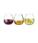 Dartington www. tumbler 3 pack hand made contemporary stemless wine glass whiskey wine soft drinks