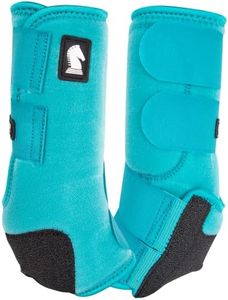 Classic Equine Legacy2 Hind Support Boots, Aqua, Small