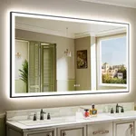 YEELAIT 72x40 Inch LED Bathroom Mir
