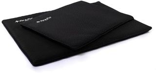 Nikken - Kenko Pet Pad - Soft Ceramic-Reflective Fiber Mat for Cats & Dogs, Machine Washable, Durable Warmth for Small Pets, Multi-Species Use, Black - Small Size