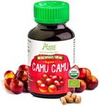 Camu Camu Capsules l Powerful Vitamin C Source l Immune System Booster l Organic and Fairtrade Certified l 100 Vegan Pills l Non GMO and Gluten Free l Amazon Andes