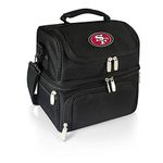 PICNIC TIME 512-80-175-274-2 Black NFL Pranzo Lunch Cooler Bag, Polyester