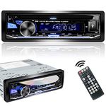 Alondy Single Din Car Stereo with CD DVD Player Bluetooth USB RDS/FM/AM Radio MP3 SD AUX Audio Receiver