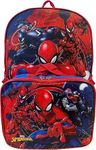 Ruz Spiderman Boy's 16 Inch Backpac