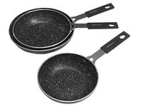 Westinghouse Black Marble Mini Frying Pan Set (3 Pieces) (WCCS000903BMBB)