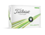 Titleist Velocity Golf Balls, Matte Green (One Dozen)