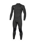 O'Neill Ninja 3/2 mm Chest Zip Full Wetsuit Black/Black LG (5'10"-6'0", 170-190 lbs)