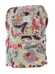 ElephHemp Jacquard Hemp Backpack, Unisex, 17 Inch, Eco-Friendly, Casual/Travel/Laptop/School/College Backpack (Floral)