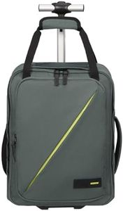 American Tourister Take2Cabin - Ryanair/Wizz Air/Vueling Cabin Bag 40 x 30 x 20 cm, 24.5 L, 1.50 kg, Backpack on Wheels, Hand Luggage, Airplane Backpack MS Underseat, Green (Dark Forest)