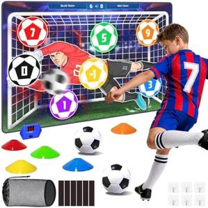 Electronic Scoring Soccer Game for Kids, Indoor Outdoor Soccer Training Toy