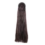 Women Hair Extension Wig Straight Long Smooth & Shinny Synthetic Brown Hair Band Wig | Nakli Baal For all Girls | (30 Inch)