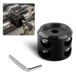 Bestmoy Rubber Winch Cable Stopper with Stainless Steel Screws and Nuts, Easy Installation Rubber Hook Stopper for ATVs, UTVs, SUVs, Trucks, and Jeeps