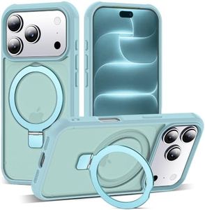 SKYLMW Compatible with iPhone 18 Pro Case with Stand,Blue