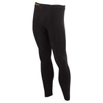 ZEROFIT Mens Leggings Baselayer - Black - XL