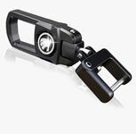 GREENWORLD Alloy Steel Black Color Fob Keychain Compatible With Rapid/Fabia/Kushaq/Octavia And All Model Car(Black)