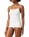 Calvin Klein Women's Camisole 2PK Pyjama Top, White (White 100), (Manufacturer Size:M)