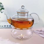 CnGlass 1000ml/33.8oz Glass Teapot 