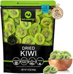 NUT CRAVINGS Dry Fruits - Sun Dried Kiwi Slices, with Sugar Added (16oz - 1 LB) Packed Fresh in Resealable Bag - Sweet Snack, Healthy Food, All Natural, Vegan, Kosher Certified