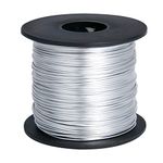 75 Ft Aluminum Craft Wire, 23M 1.5mm/ 16 Gauge Soft Silver Metal Aluminum Wire Bendable Sculpting Aluminum Wire Roll Bulk for DIY Crafts Jewelry Making