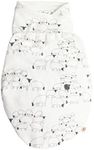 Ergobaby Ergonomic Baby Swaddle Wrap for Newborns, with Hip Positioner & Arm Pouches, 100% Breathable Cotton, Sheep
