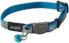 Rogz Catz ReflectoCat Collar, Blue