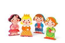 Janod Dolls Funny Magnets