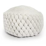 H7 Handwoven Handmade Wool Prayer Cap Topi for Men and Women | Stylish | (Pure White)