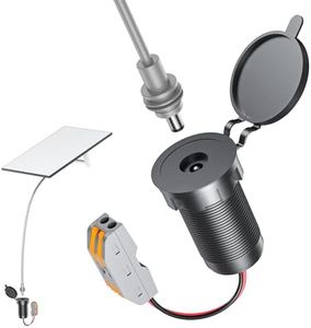 Starlink Mini 12V Waterproof Power Adapter Recessed Mount,DC 12V to 30V Step Up Converter,IP67 Aluminum Power Supply for Starlink Mini,RV,Boat,Camper,Van,Off-Grid Installation